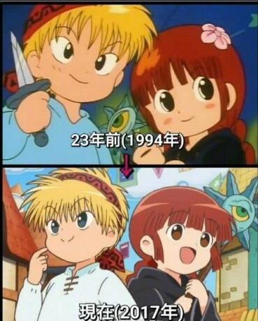 经典日漫重制画风对比，最早一部时隔35年，被选召的孩子已成年！