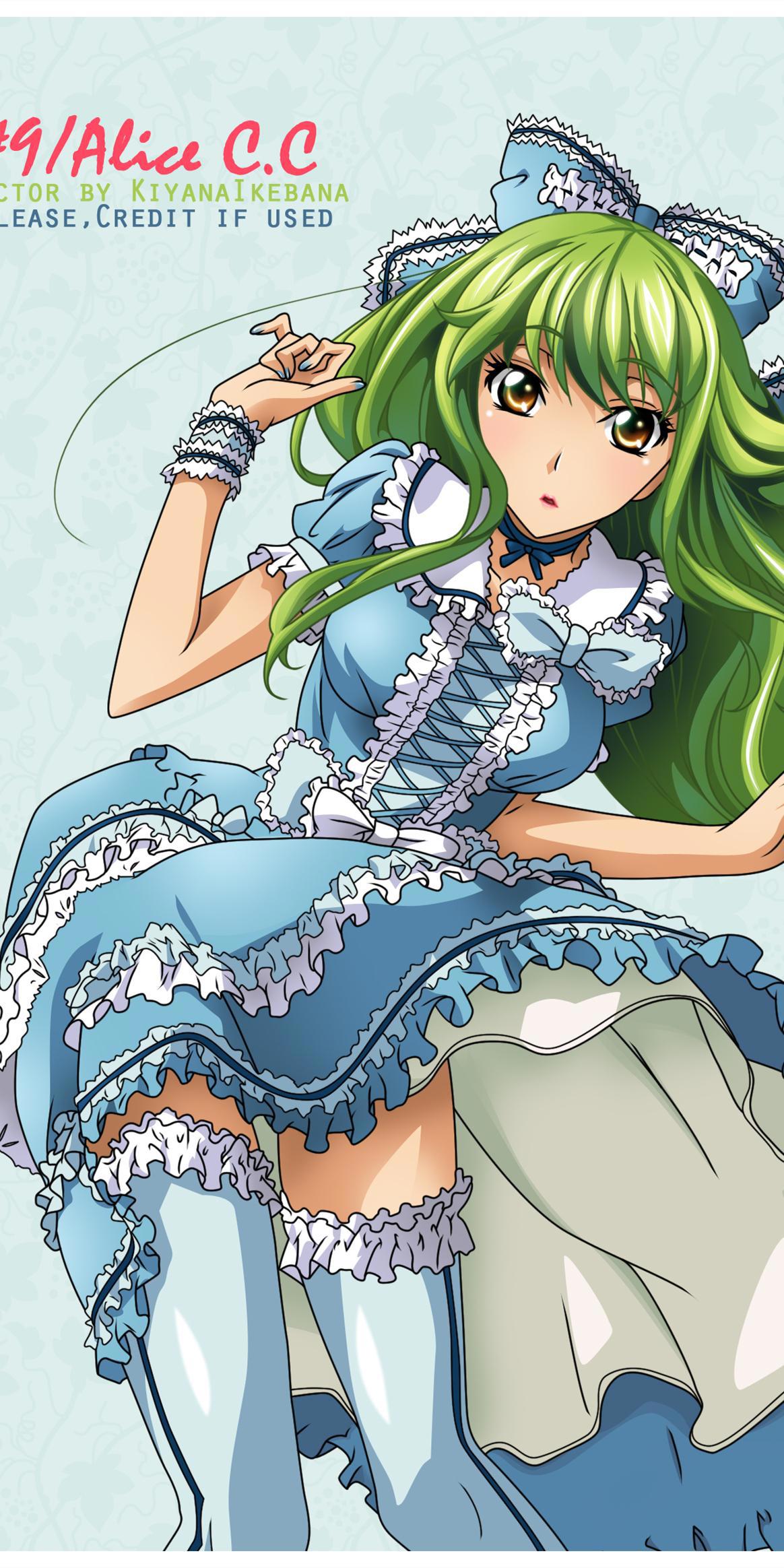 《反叛的鲁路修》c.c.通篇保持神秘感的角色，动漫全面屏壁纸