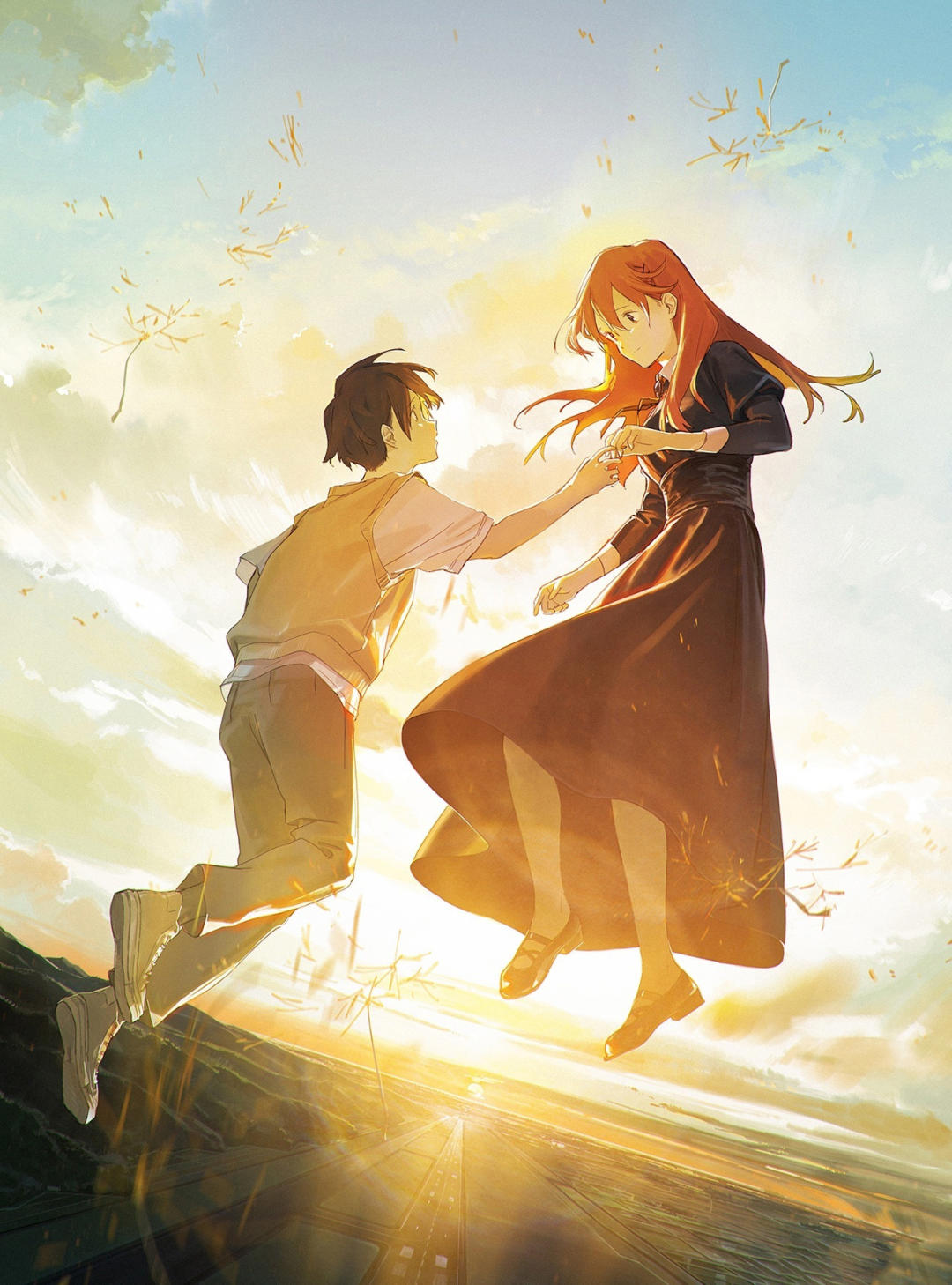 温柔治愈的氛围感人物插画，充满透明感与空气感的色彩魅力