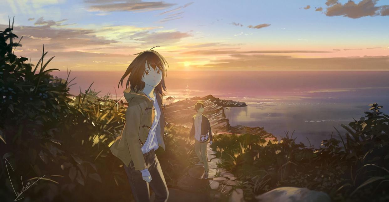 被誉为“下一个新海城”！艺术家Loundraw邀请《夏日幽灵》剧本