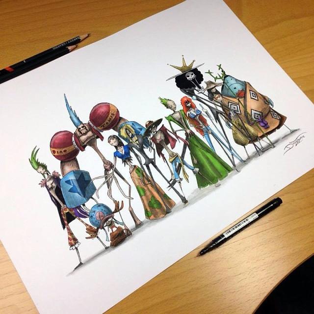 童年杀：挪威艺术家将动漫人物变丧尸，请把内心的小纯洁还给我！