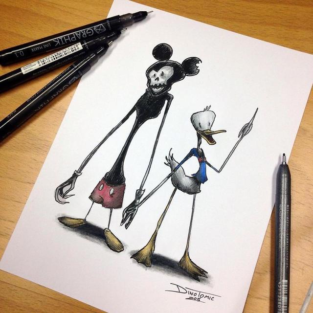 童年杀：挪威艺术家将动漫人物变丧尸，请把内心的小纯洁还给我！