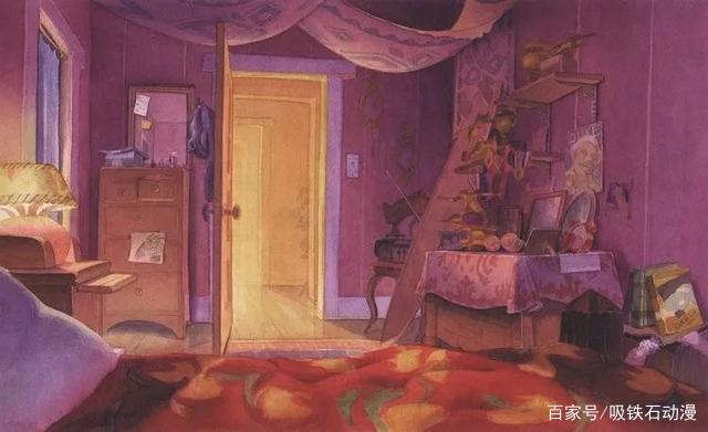 《星际宝贝》、《神偷奶爸》原画场景图，难度初级最宜临摹练习