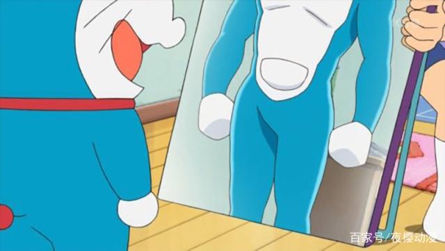 哆啦A梦：美颜最过分的一集，胖虎变成了俊男，蓝胖子换脸又换身