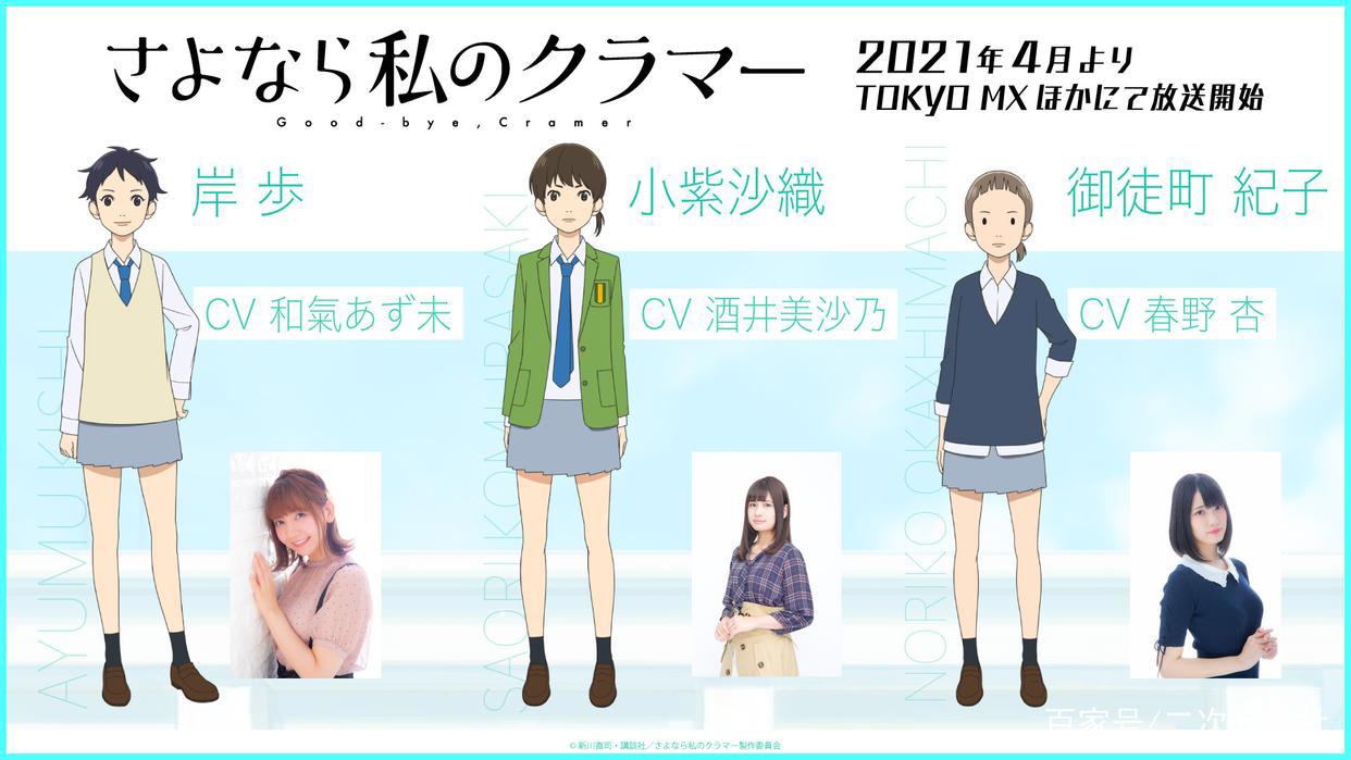 动画《再见了，我的克拉默》公布追加声优名单