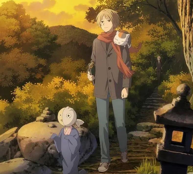 原作为《夏目友人帐》剧场版送上贺图，这个春天一起感受温馨依旧