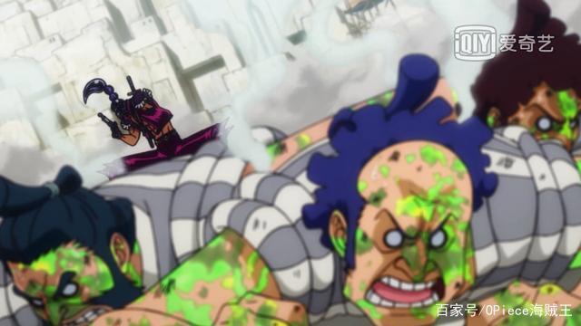 海贼王947集：奎因被大妈气势吓傻，河松化身“裘千尺”！