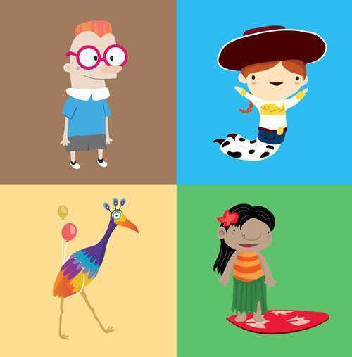 迪士尼童话版26英文字母，最喜欢ACJMR你们呢？