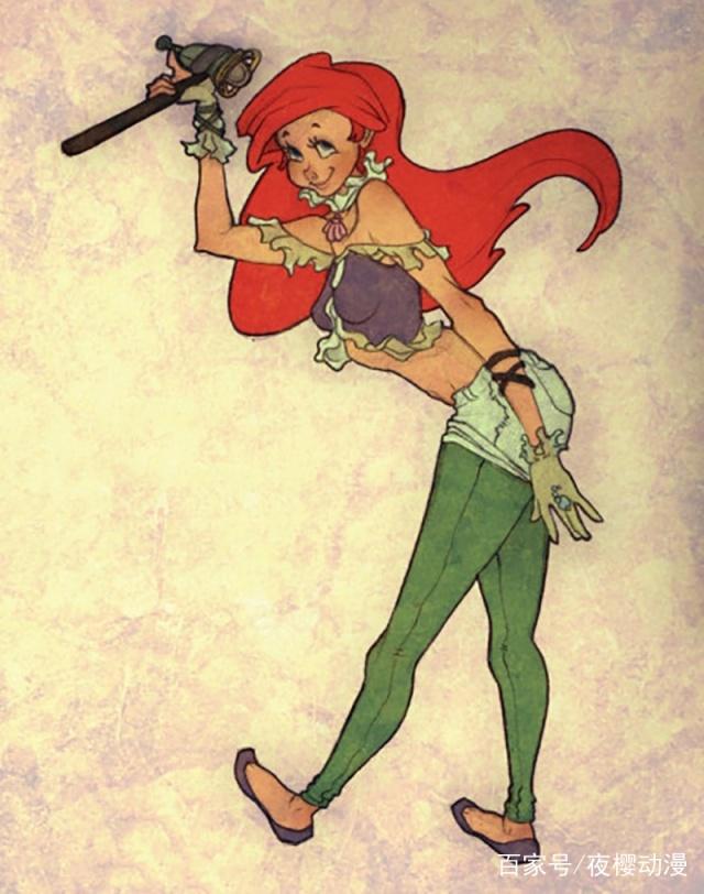 当迪士尼公主变游戏角色，梅莉达从射手变近战，乐佩公主是个法师