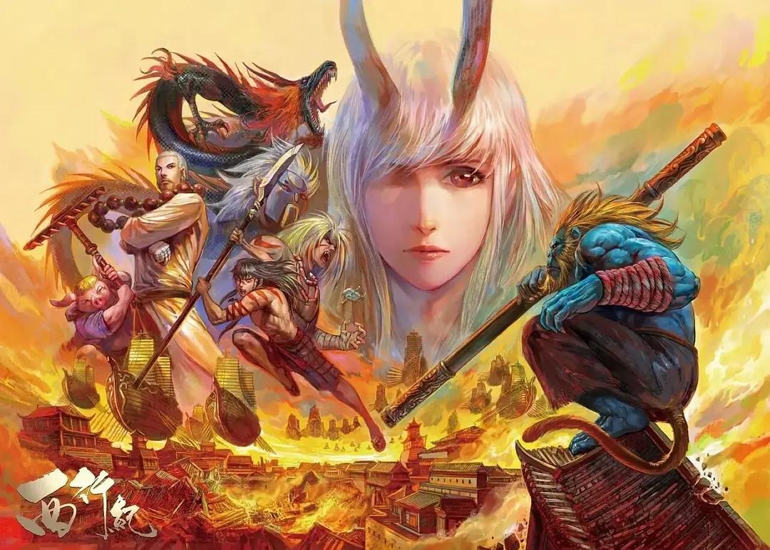 这部作品有史上最强的唐三藏，改编的动漫一般，原作漫画可以吹爆