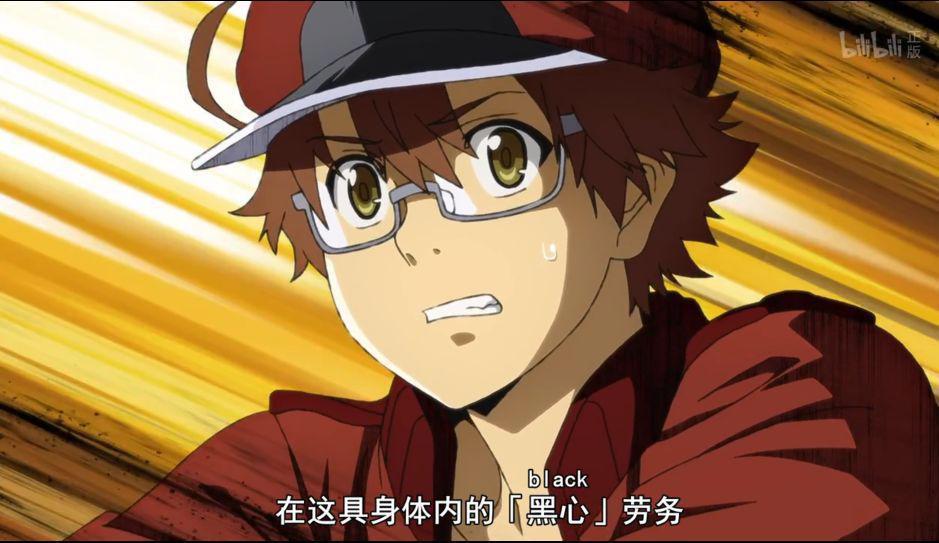 《工作细胞BLACK》：萌新红血球初遇白细胞，疑似脸红！