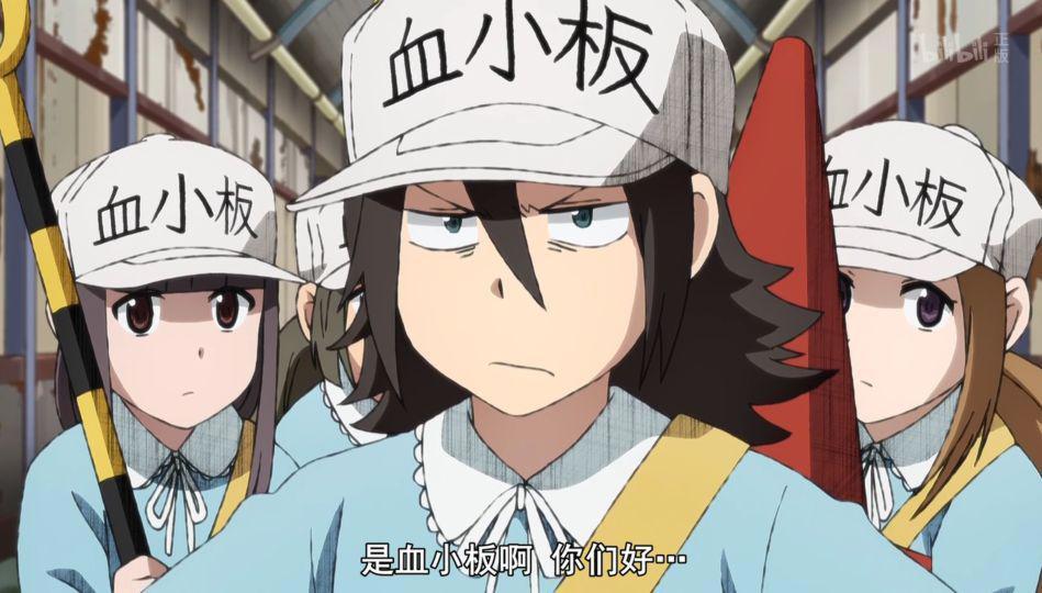 《工作细胞BLACK》：萌新红血球初遇白细胞，疑似脸红！