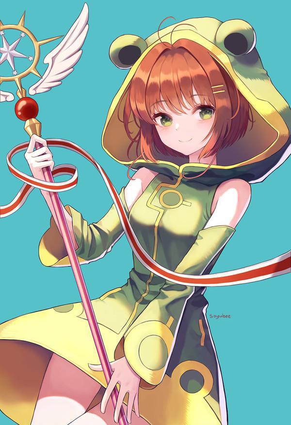 魔卡少女樱：木之本樱插画特辑，她美得像个公主