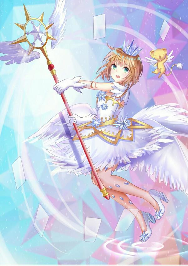 魔卡少女樱：木之本樱插画特辑，她美得像个公主