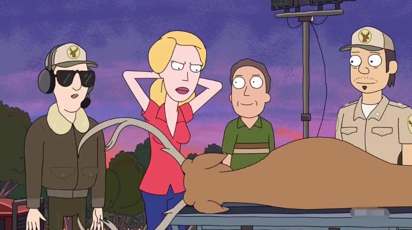 瑞克和莫蒂：第二季第一集彩蛋与分析，瑞克暴揍四维生物