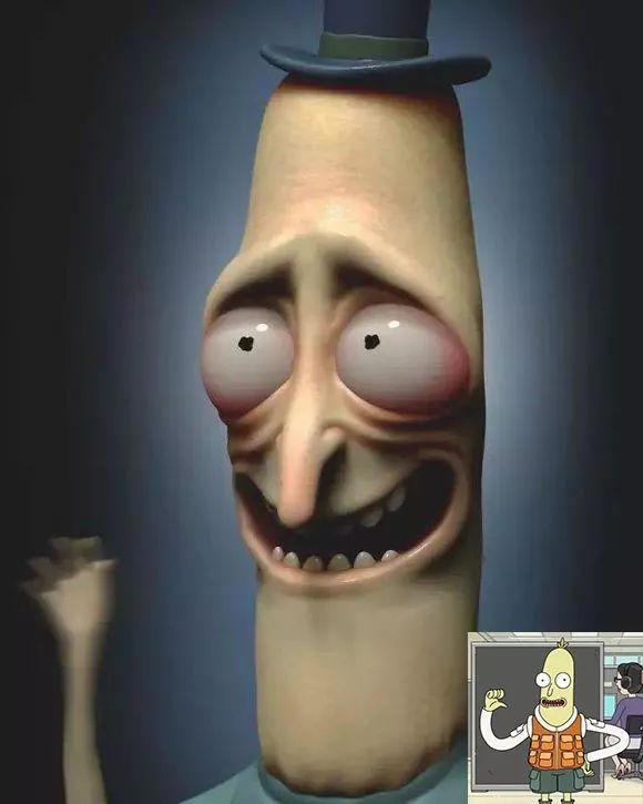 当《瑞克和莫蒂》人物3D化：疯狂科学家头发炸裂变非主流！