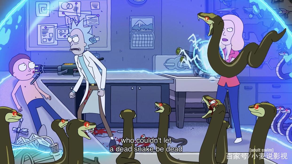 《瑞克和莫蒂》第四季第五集：蛇族上演终结者爷孙化身大导演