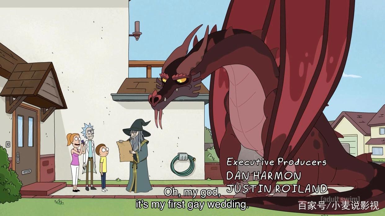 超神剧《瑞克和莫蒂》第四季第四集：瑞克出轨莫蒂的龙，被海扁？