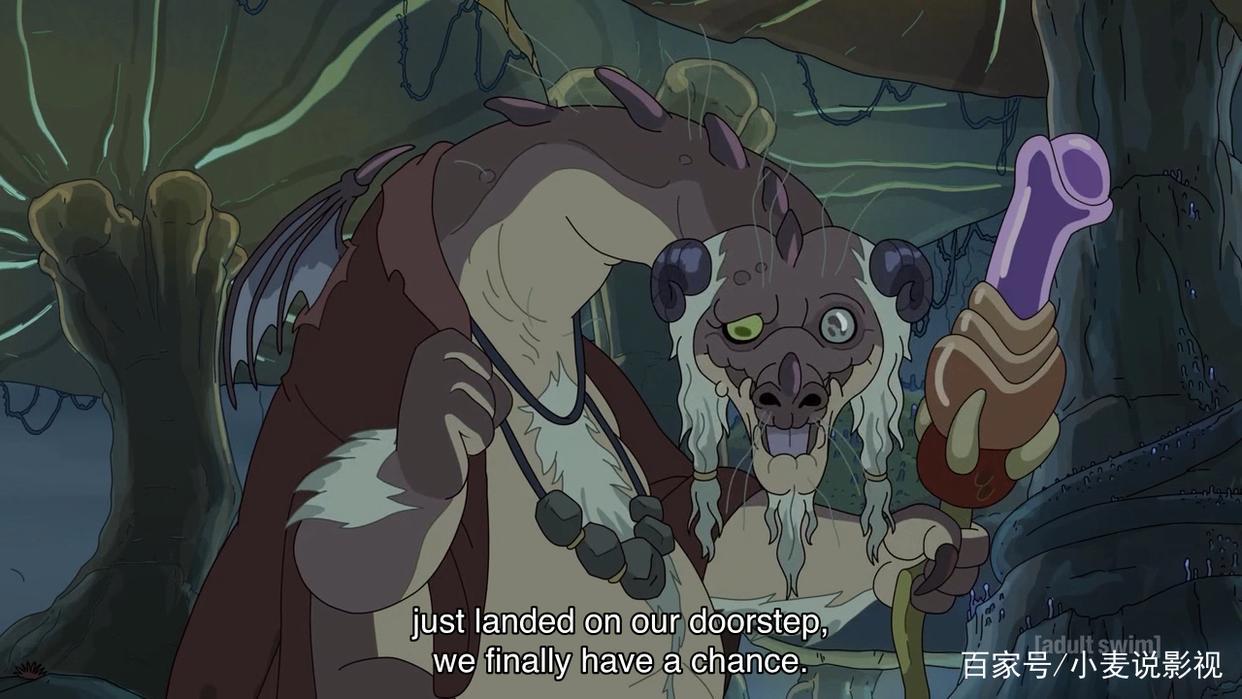 超神剧《瑞克和莫蒂》第四季第四集：瑞克出轨莫蒂的龙，被海扁？