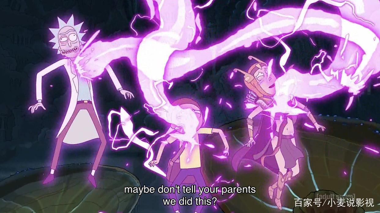 超神剧《瑞克和莫蒂》第四季第四集：瑞克出轨莫蒂的龙，被海扁？