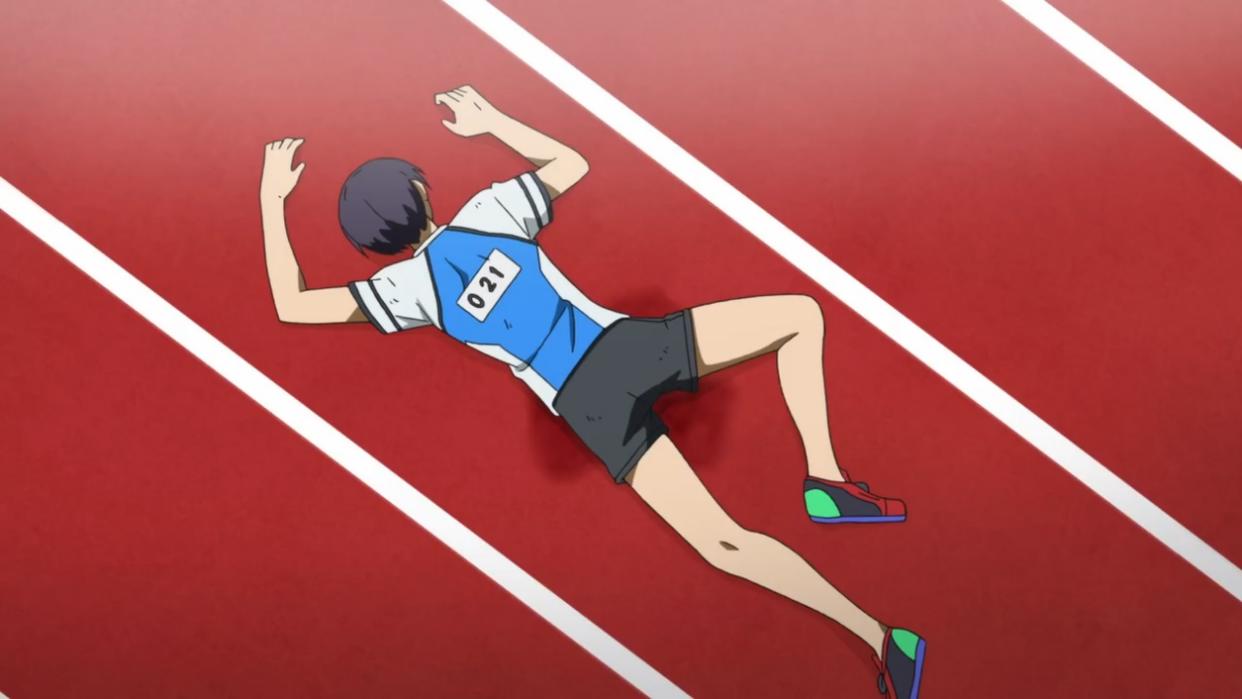 男主跟尿裤子很有缘分，原本想放弃的他也被美女老板劝说继续游戏