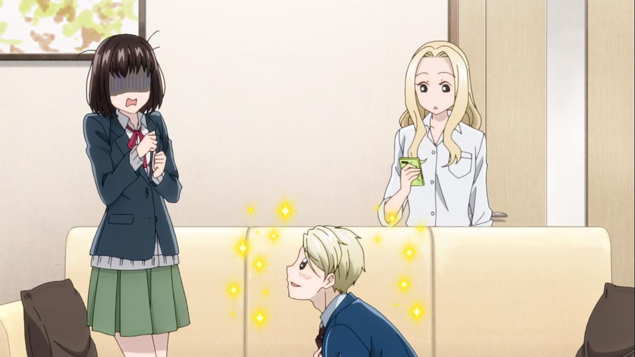 女主温柔又可爱，男主幽默但轻浮，这部四月新番很甜很搞笑