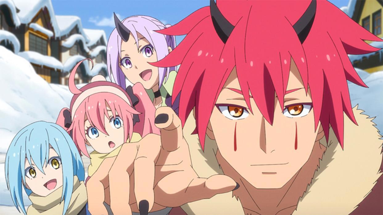 转生史莱姆日记：魔物之国下雪，利姆鲁打雪仗惨遭米莉姆毒手