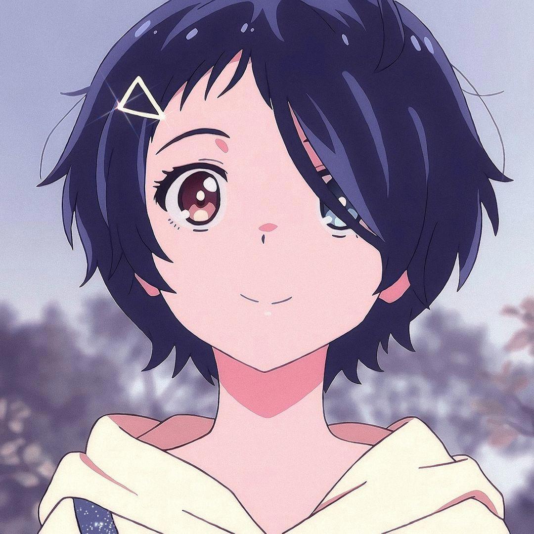 《奇蛋物语》大户爱，自剪动漫头像，人见人爱的短发憨萝莉