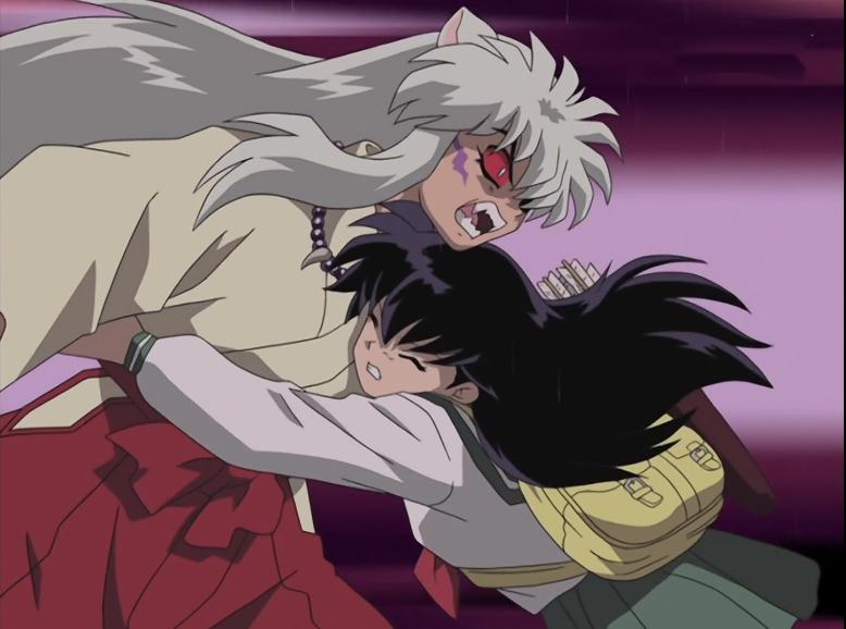 《犬夜叉》戈薇婚后的生活很幸福，犬夜叉望向妻子的眼神很温柔