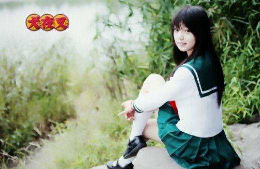 《犬夜叉》七大cosplay，戈薇面如桃花，杀生丸是倾世美男子