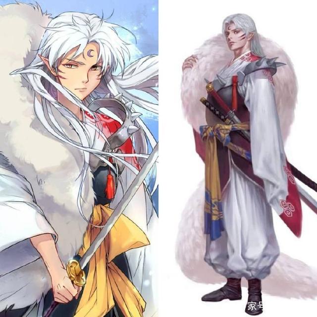 当《犬夜叉》变“欧美”画风，杀生丸威武英俊，桔梗更加精致迷人