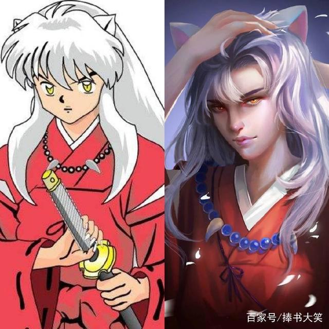 当《犬夜叉》变“欧美”画风，杀生丸威武英俊，桔梗更加精致迷人
