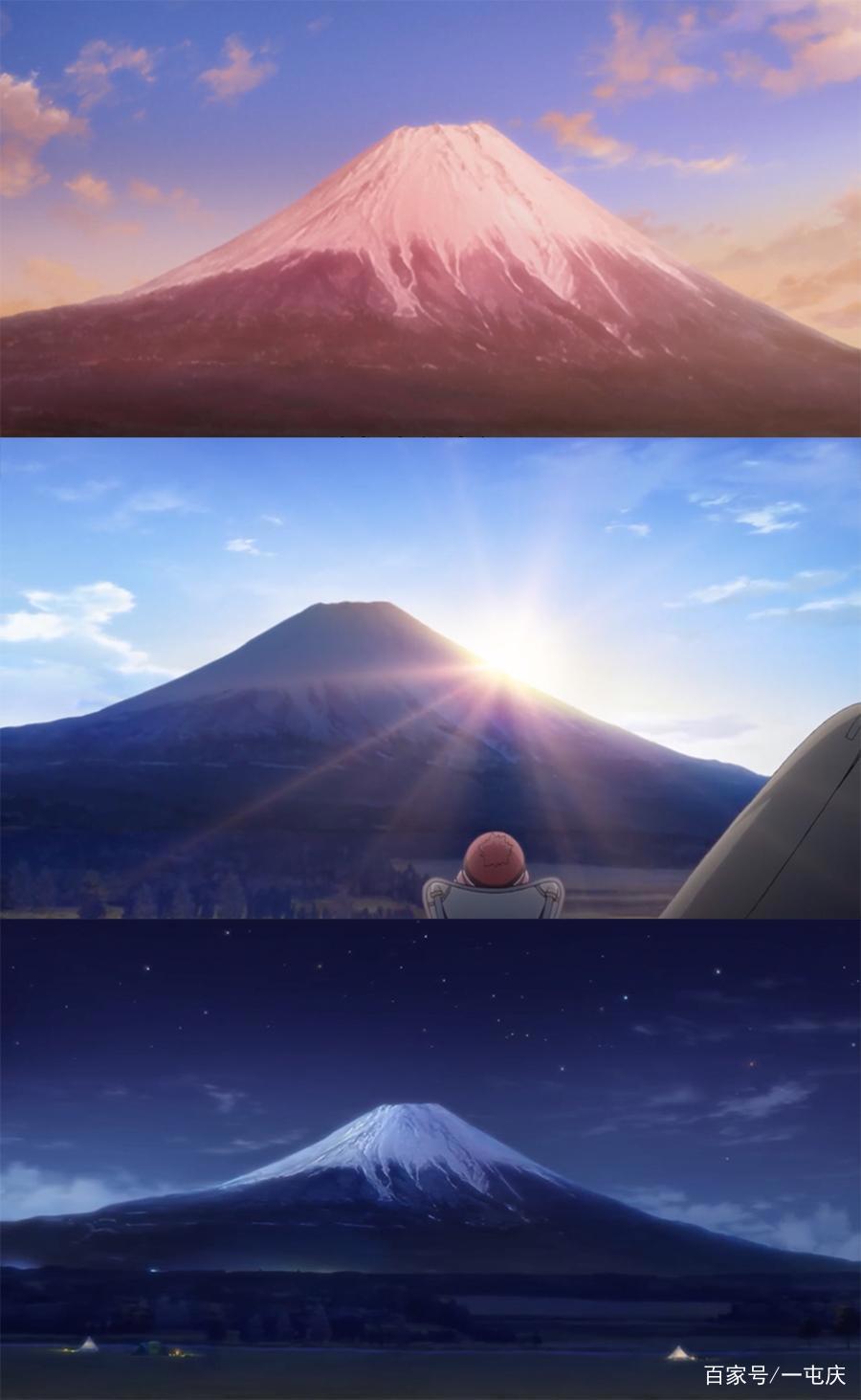 动漫《摇曳露营》一起来学习野外露营小知识，望着美景吃着美食