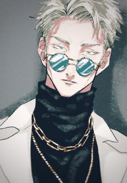 《咒术回战》全员变潮男范，夏油杰绝美侧颜，五条悟不愧是睫毛精