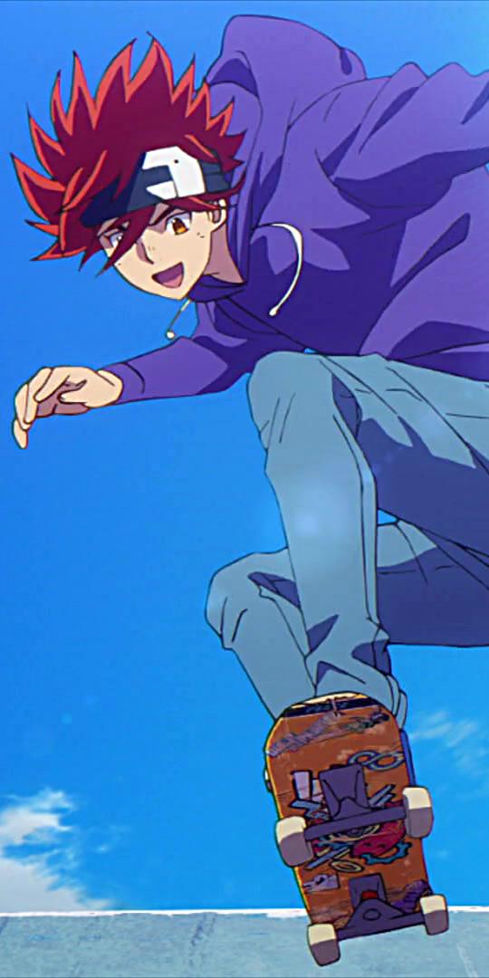 《无限滑板》喜屋武历，动漫全面屏壁纸无水印分享，你的厉宝