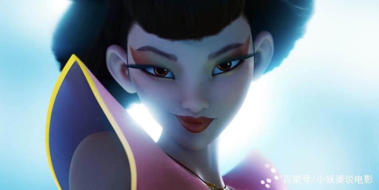 《飞奔去月球》10月23号上映：女孩闯入幻月城后见到了嫦娥