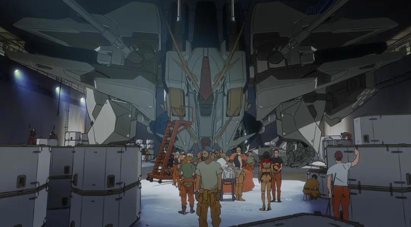 逆袭的夏亚续集的故事，闪光的哈萨维一出，立即点燃高达40年高光