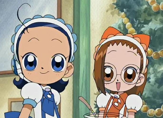 小魔女DOREMI：果然动漫中女孩子散发是最好看的，小魔女们长大了