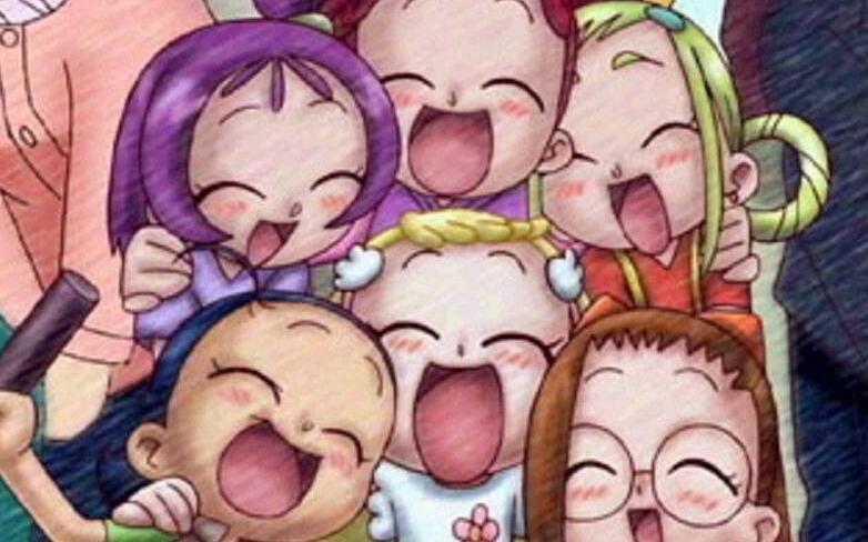 小魔女DOREMI：果然动漫中女孩子散发是最好看的，小魔女们长大了