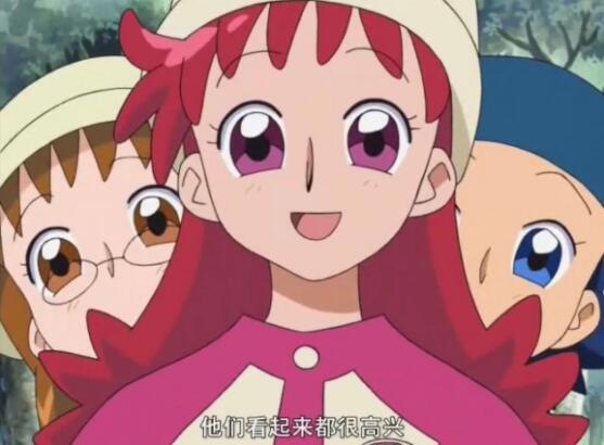 小魔女DOREMI：果然动漫中女孩子散发是最好看的，小魔女们长大了