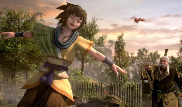 秦时明月之百步飞剑重新制作，画质提升，观众吐槽人物建模变丑