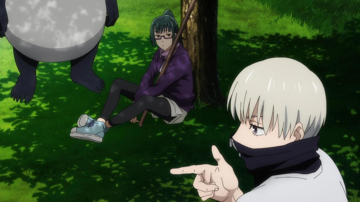 动画版咒术回战二年级全员出场，与主角团配置相似，多出一只熊猫