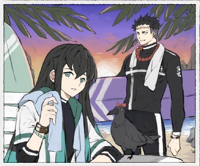 鬼灭之刃：海边度假的九柱，你会选泳衣版恋柱，还是露肩装的虫蛀