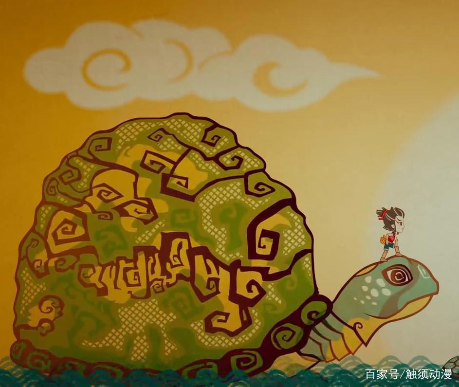 Flash做的中国风动画电影《江海渔童之巨龟奇缘》