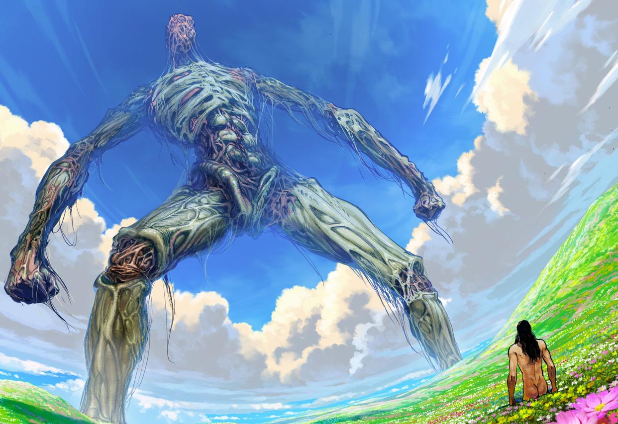 一拳超人198话：饿狼击败邦古，神明现身，流浪帝超能力被收回