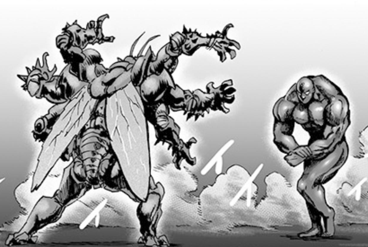 一拳超人：黑光接下天使男的请求，挑战饿狼，最后败在精神力上