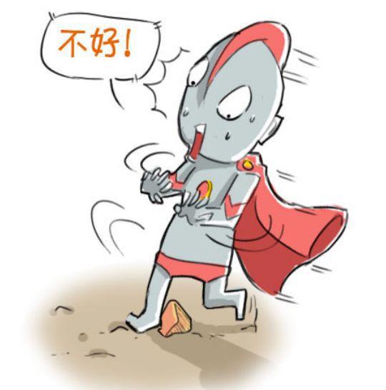 恶搞漫画：咸蛋超人的拙劣演技！