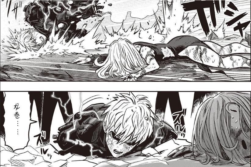 一拳超人195话：邦古的过往，饿狼重创邦古，杰诺斯拼命保护龙卷