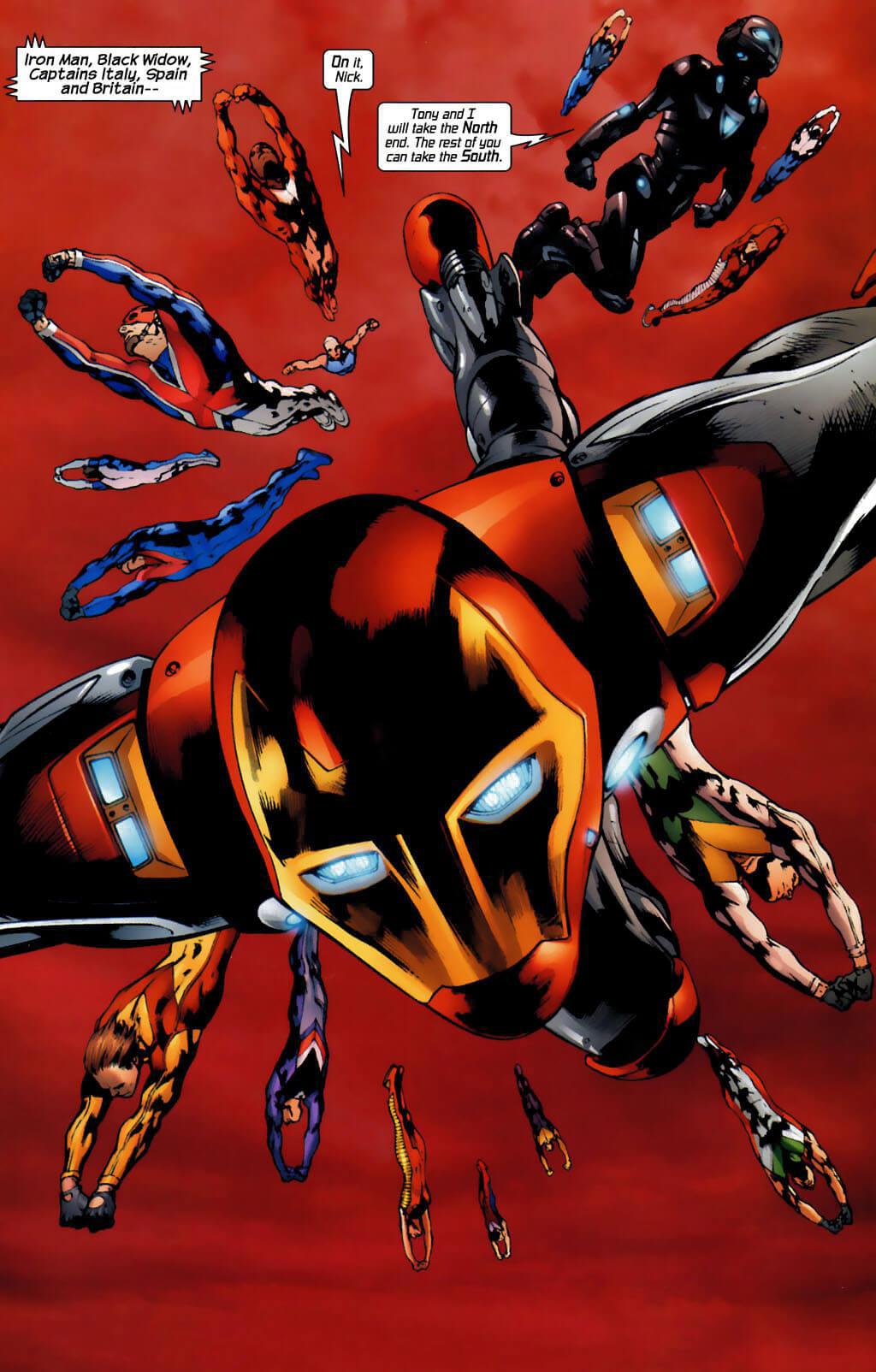 反对美国霸权，漫威终极宇宙中的解放者联盟：超人类军队进攻美国