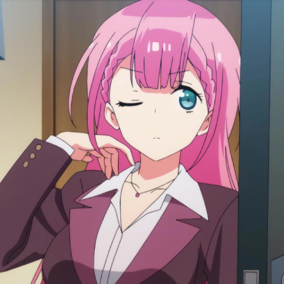 《我们无法一起学习》非常讨喜的，桐须真冬老师，动漫头像分享